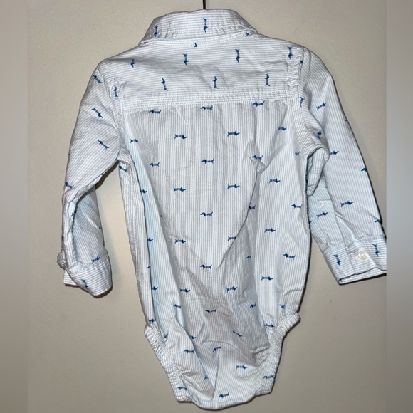 Carter's 18mo. Dachshund Print Collared Button Down Set - Picture 4 of 8